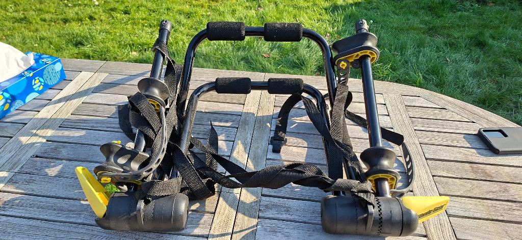 Fietsendrager, Ophalen, 2 fietsen, Gebruikt, Achterklepdrager