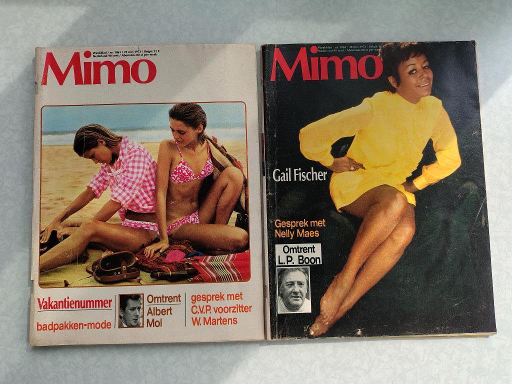 2 tijdschriften mimo, Enlèvement, Utilisé, Autres types