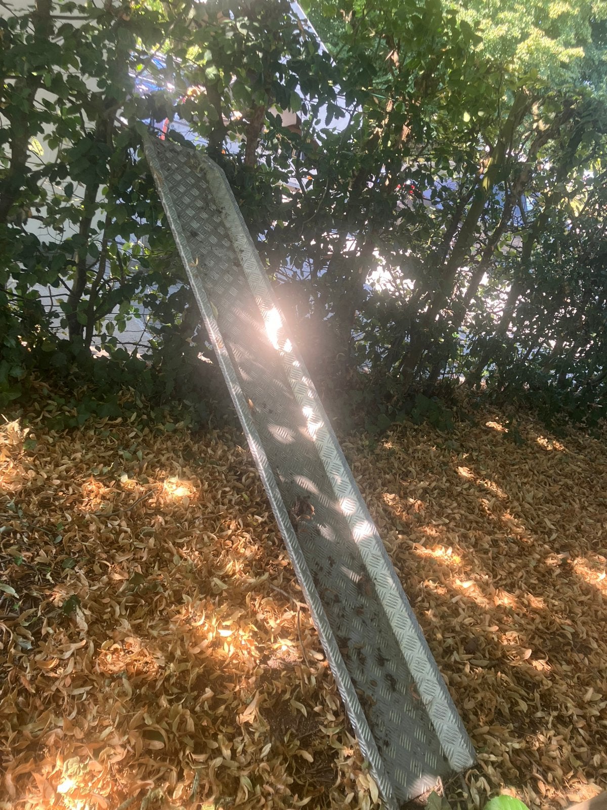 Rampe de rampe pour motos, Enlèvement
