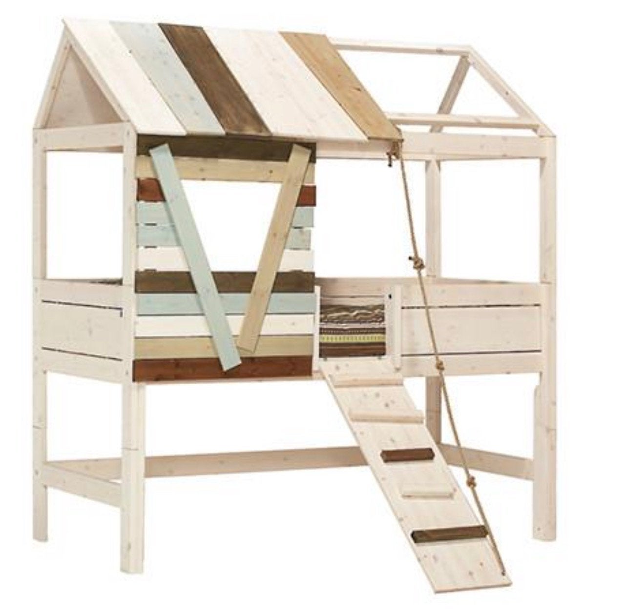 Kinderkamer Life Time boomhut bed in goede staat, Ophalen, Zo goed als nieuw