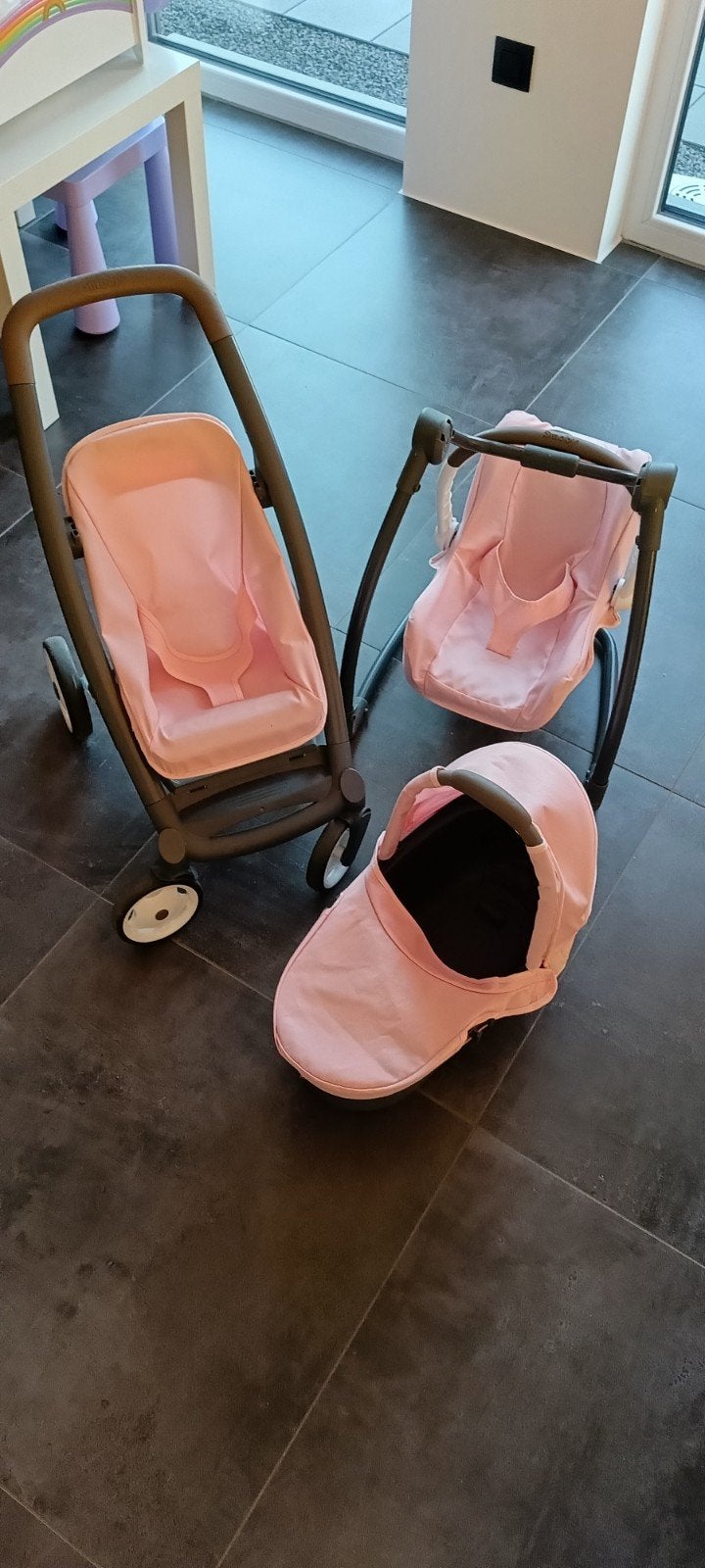 Smoby maxi cosy - kinderwagen 3 in 1 te koop!, Ophalen, Gebruikt