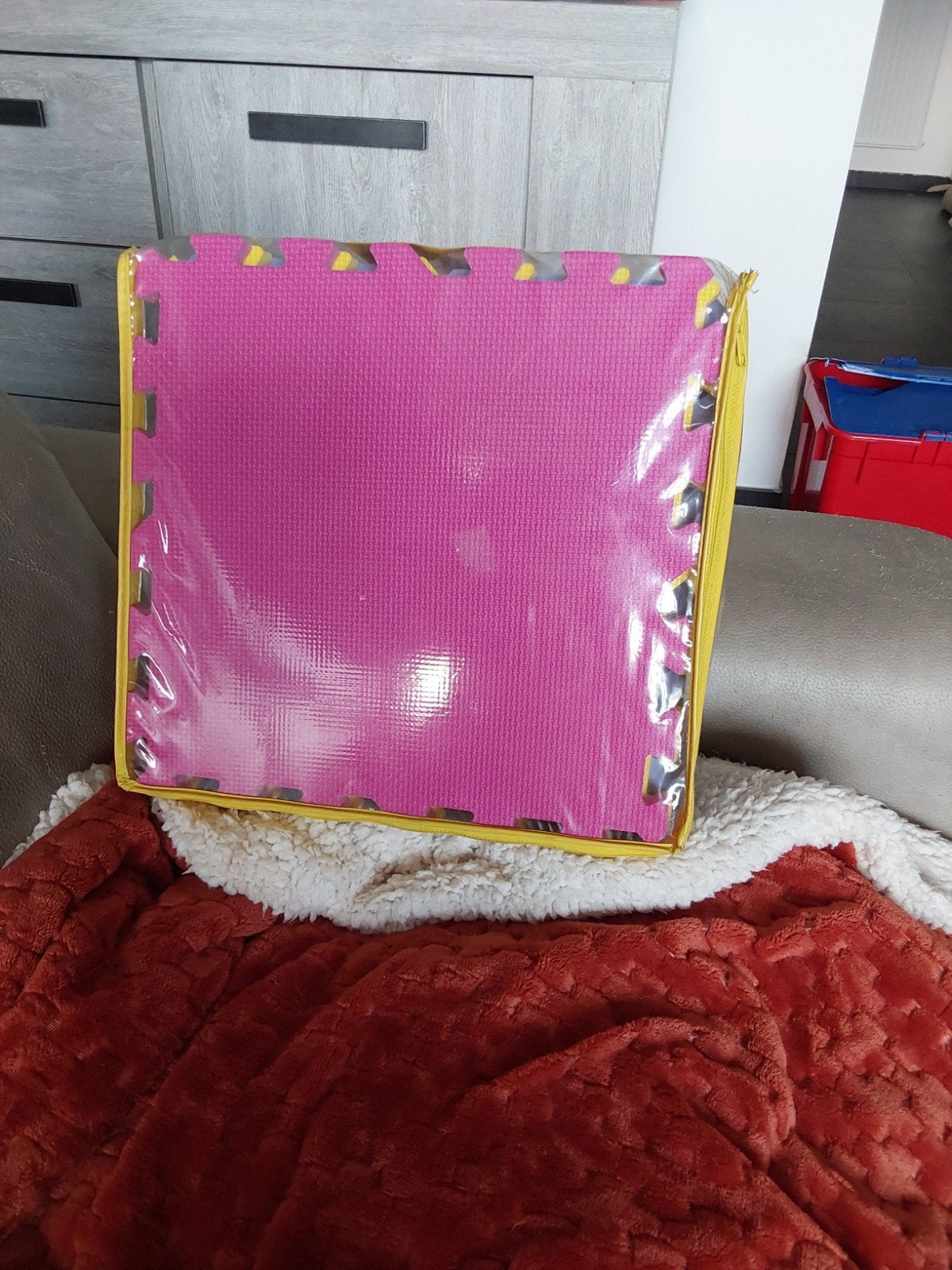 puzzelmat, Ophalen