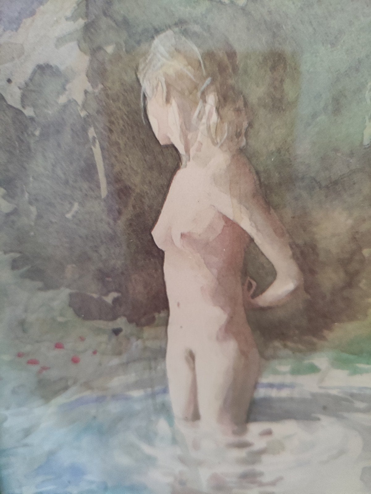 Drukwerk naakt, Antiek en Kunst, Ophalen of Verzenden