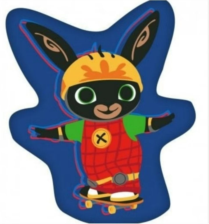 Bing Konijn Knuffel Kussen - Blauw Sierkussen, Nieuw, Kleed of Kussen, Ophalen of Verzenden, Inclusief kussen