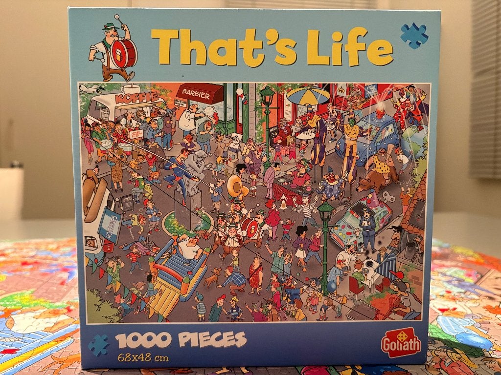 That’s life 1000 stuk, Hobby en Vrije tijd, Ophalen, 500 t/m 1500 stukjes, Zo goed als nieuw, Legpuzzel