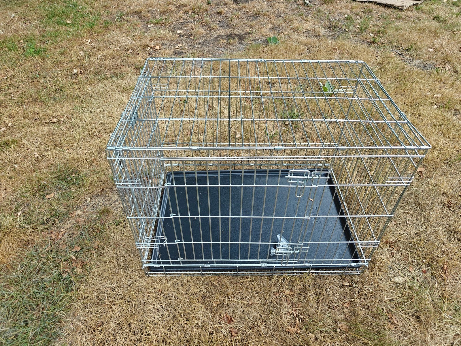 Grote opvouwbare hondenbench, Ophalen