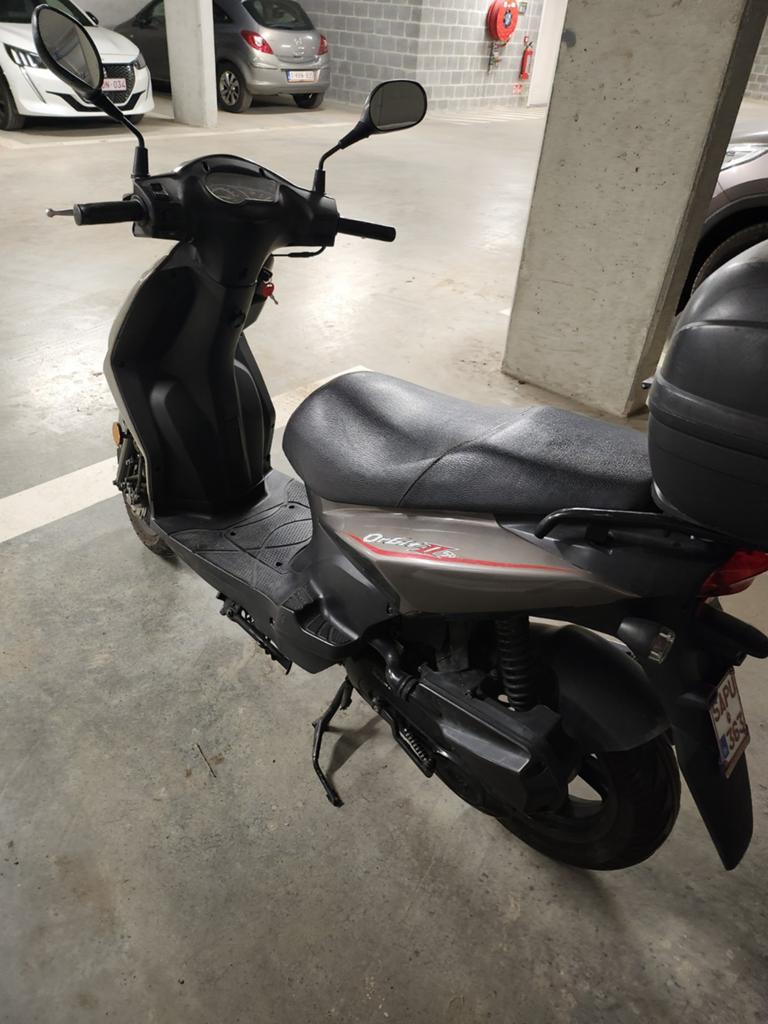 Sym Orbit 2 met karretje 2020 A klasse, Enlèvement