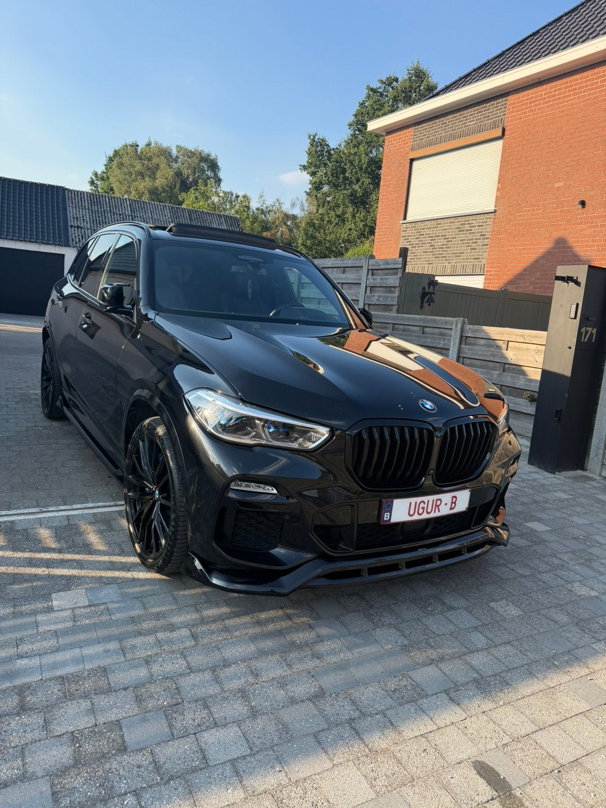 Bmw x5 45e, Auto's, Automaat, Parkeerassistent, Zwart, Te koop