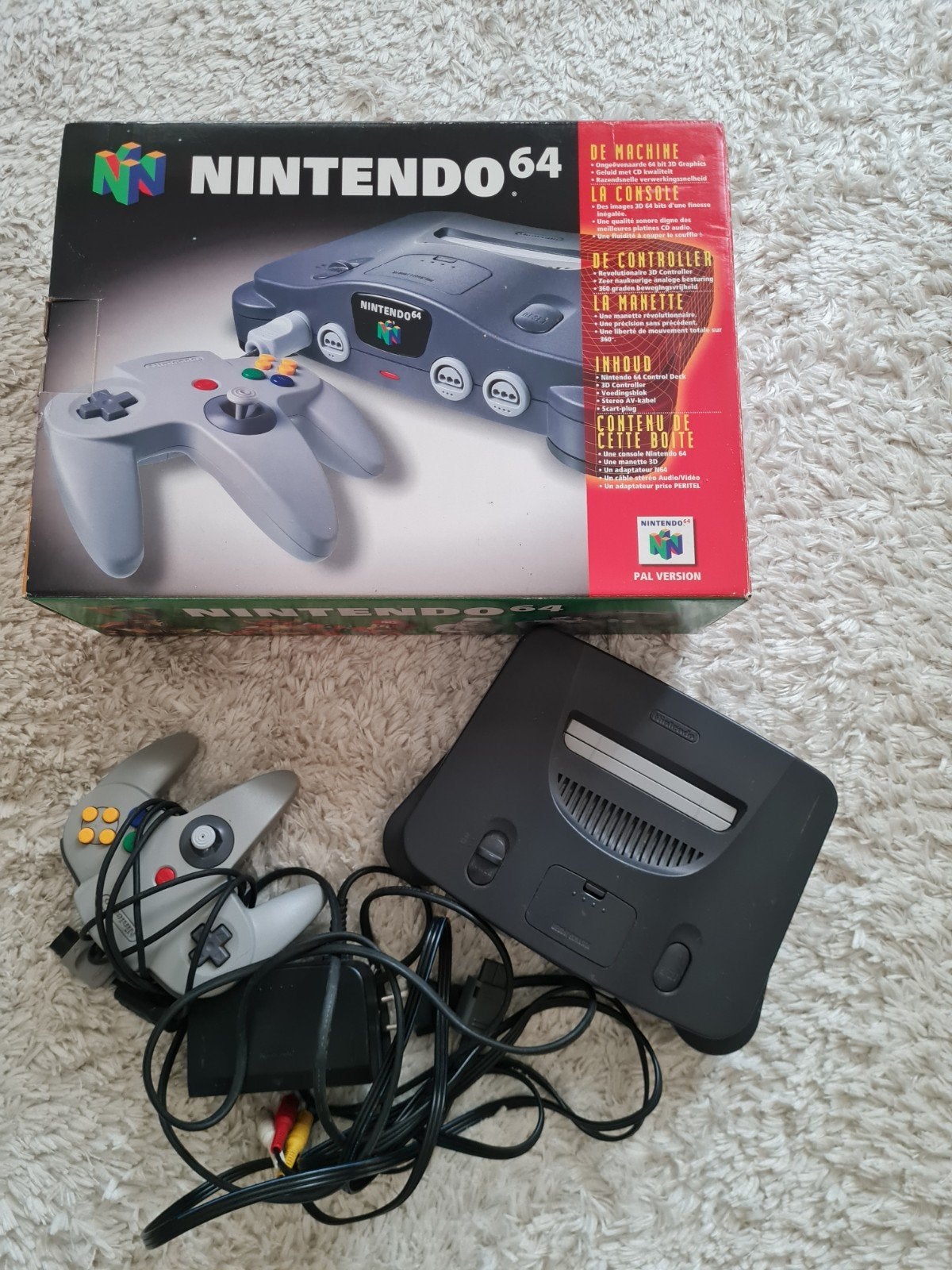 1 Nintendo N64-console in doos, Ophalen of Verzenden