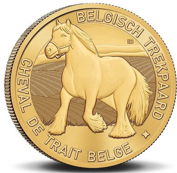 België ; 2,5 euro 2026 het Belgisch trekpaard NL (ref 125), Postzegels en Munten, Ophalen of Verzenden, België, 5 euro, Losse munt