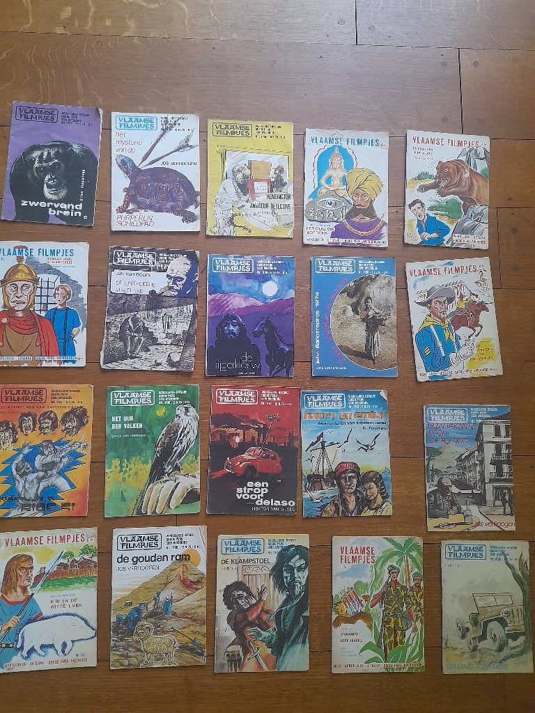 Vlaamse filmpjes 1970 - 1975, Ophalen