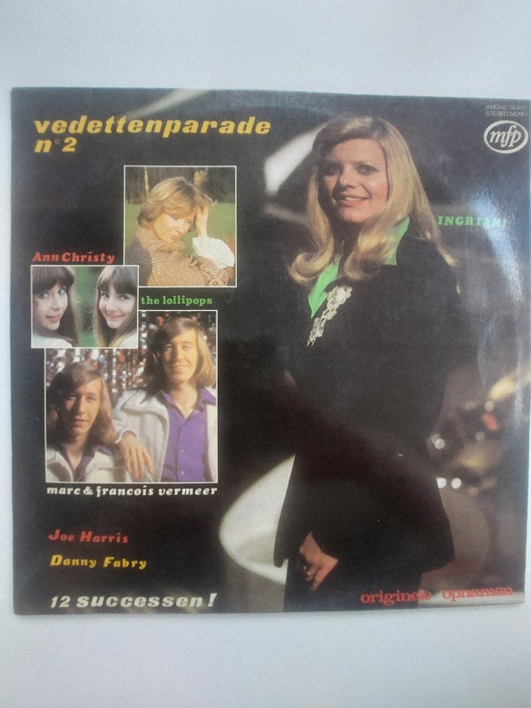 Vedettenparade - 12 Successen !, Cd's en Dvd's, Vinyl | Nederlandstalig, Inclusief binnenhoes, Ophalen of Verzenden, LP
