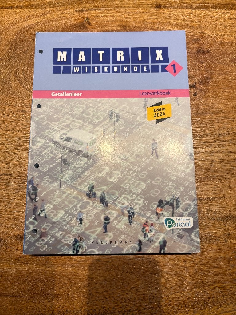 Matrix wiskunde 1 Getallenleer en Meetkunde, ASO, Wiskunde A, Nieuw, Ophalen of Verzenden