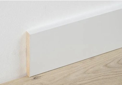 Schildersplinten wit mdf 6cm hoog 38,40m NIEUW, Nieuw, 200 tot 250 cm, Plinten, Ophalen
