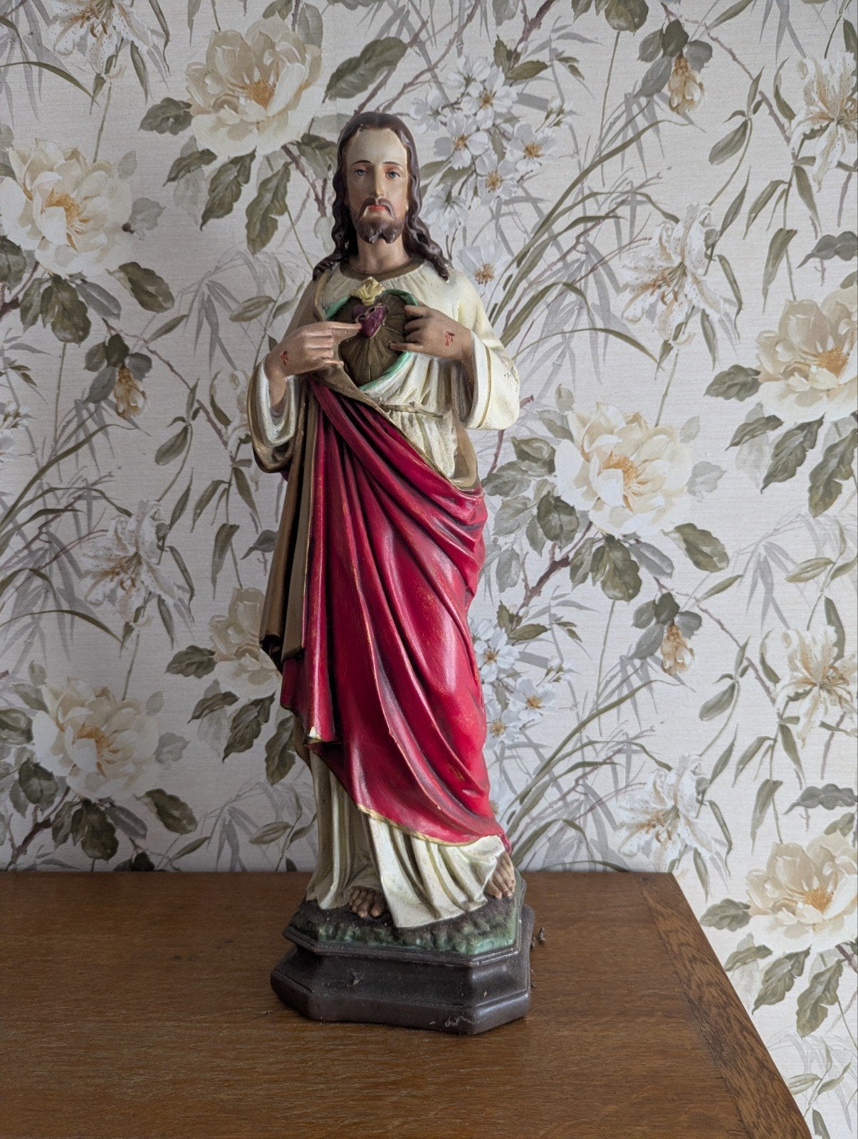 ancienne statue sacré-coeur de Jésus, Antiquités & Art, Enlèvement