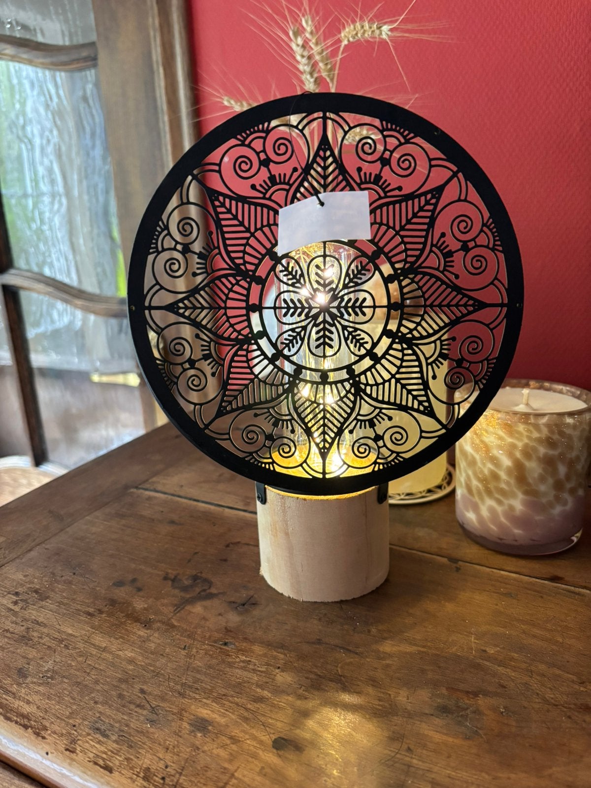 Bedlampje, Huis en Inrichting, Lampen | Tafellampen, 20 cm, Nachtlamp, Zo goed als nieuw, Zwart