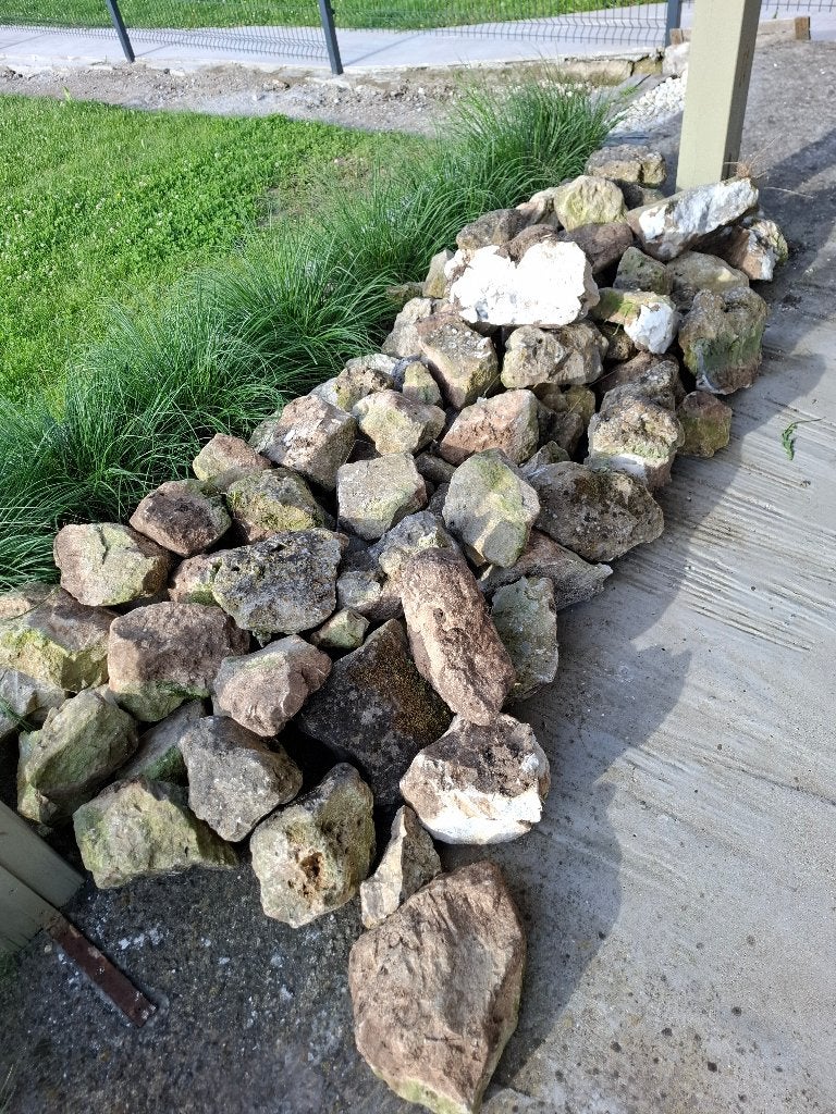 Pierres naturelles - décoration de jardin - gratuit, Enlèvement, Utilisé, Pierre naturelle, Briques