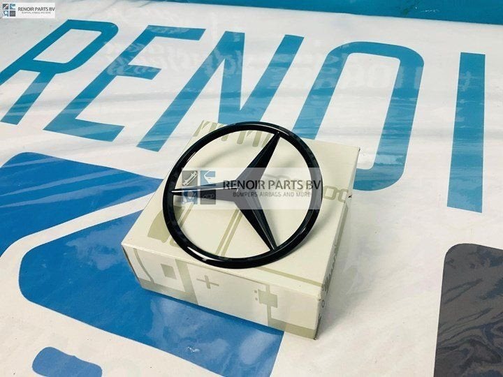 STER KOFFERKLEP MERCEDES A KLASSE W177 SEDAN ZWART LOGO ACHT, Gebruikt, -, -, Ophalen of Verzenden