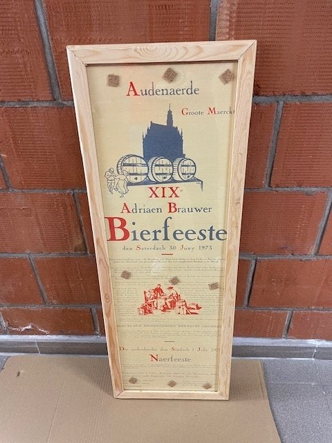 AFFICHE ADRIAENBRAUWERBIERFEESTEN 1973, Enlèvement, Autres types