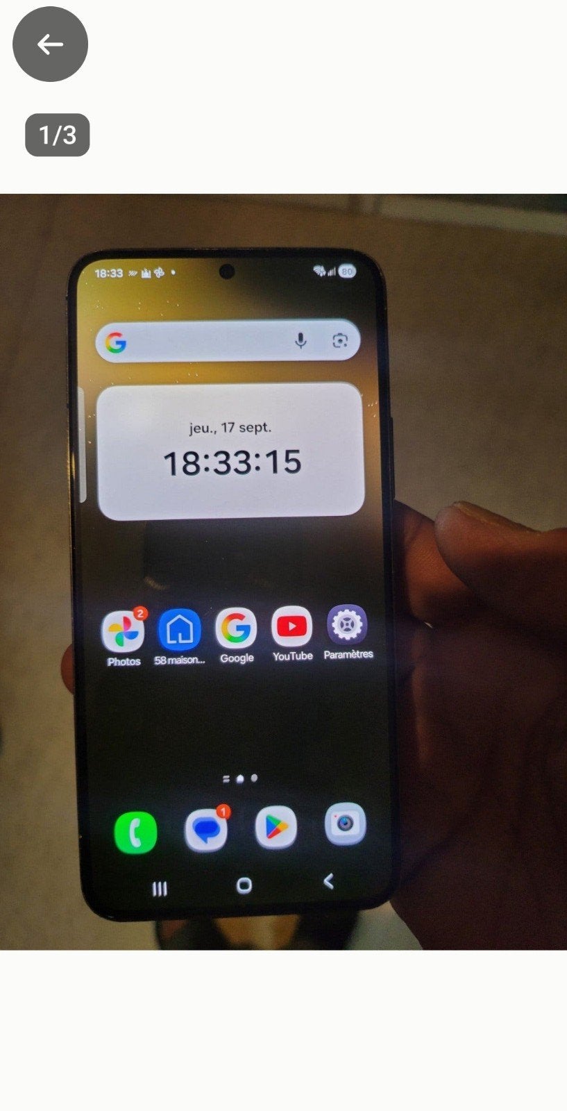 samsung S22, Télécoms, Enlèvement