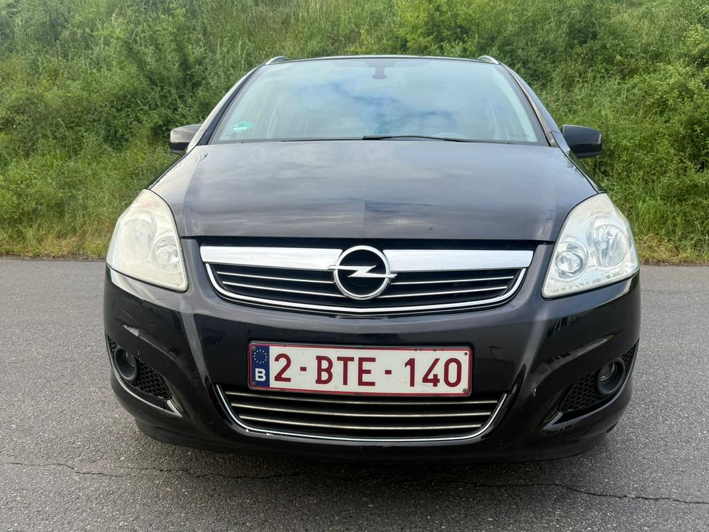 Opel Zafira 1.8 Automatique en parfait état, Autos, Opel, Euro 5, Achat, Carnet d'entretien, Noir
