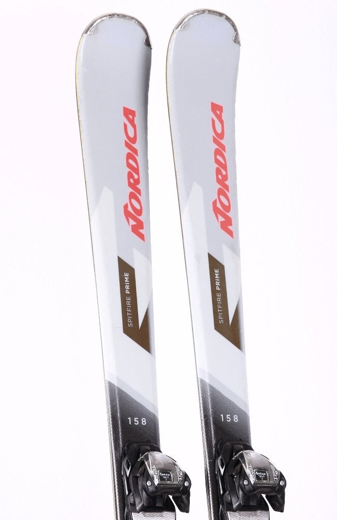 158 cm ski's NORDICA SPITFIRE PRIME 2025, grey/red,grip walk, 140 tot 160 cm, Gebruikt, Verzenden, Carve