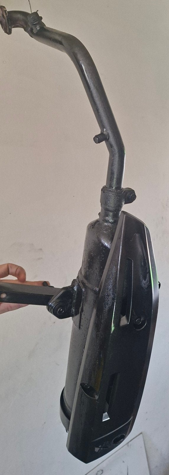 Originele SYM fabrieksuitlaat, Ophalen
