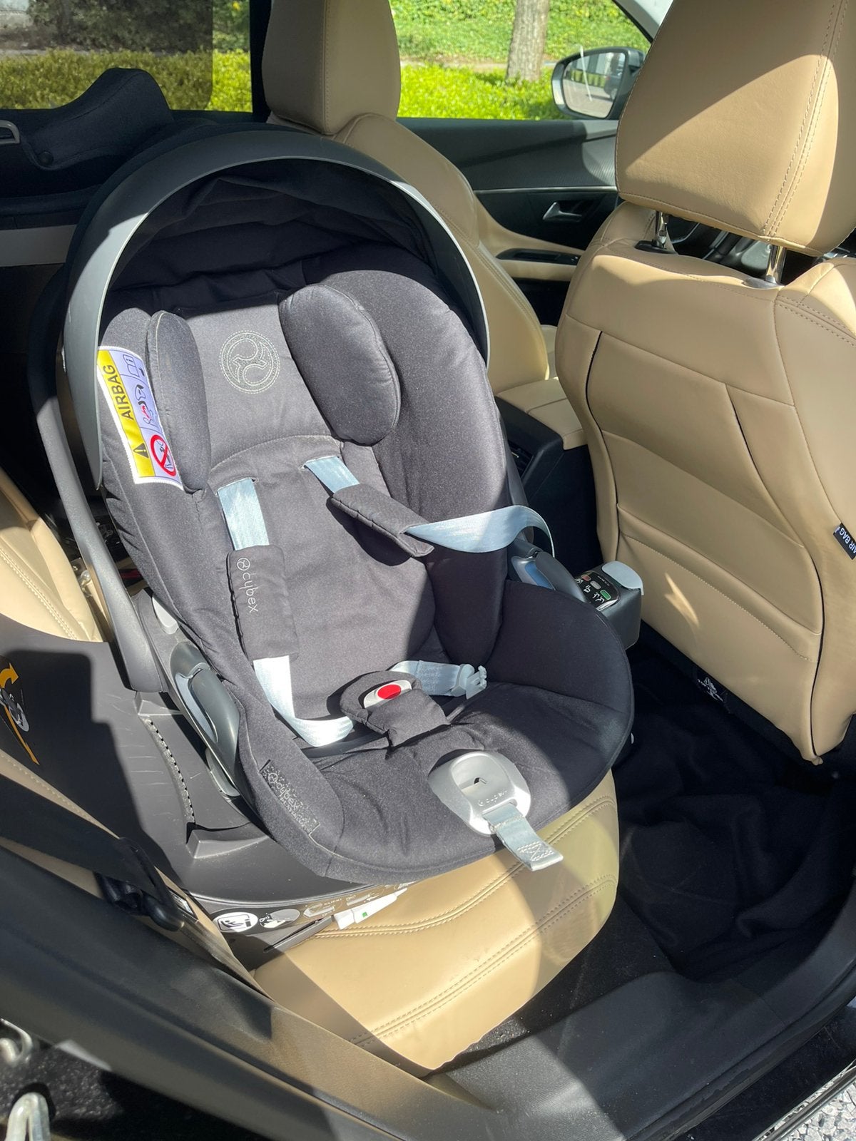 Maxi Cosi Cybex + auto base, Poussette combi, Comme neuf, Maxi-Cosi, Tige de poussée réglable