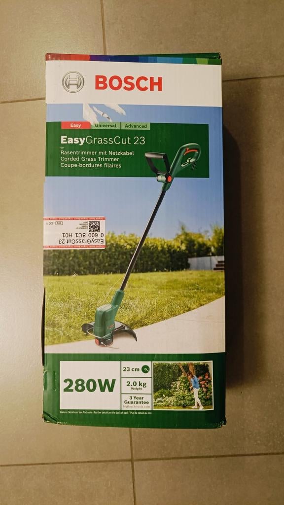 Bosch easy grasscut grastrimmer, Ophalen
