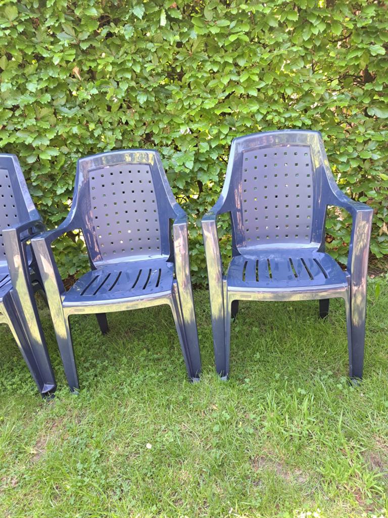 Tuinstoelen, Ophalen, Zo goed als nieuw, Kunststof, Stapelbaar