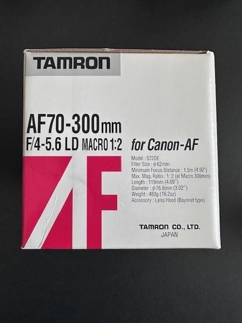 Lens TAMRON voor canon AF70-300mm, Ophalen, Zo goed als nieuw, Overige Merken, 8 keer of meer