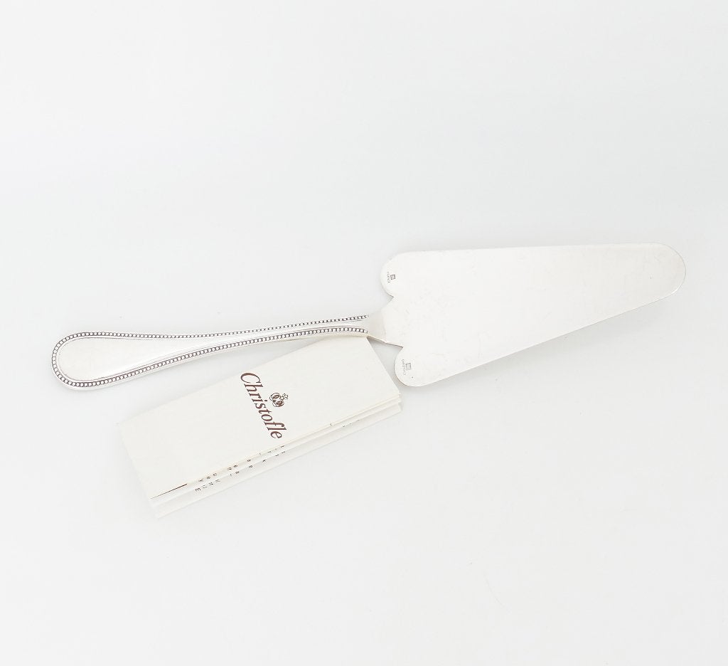 Christofle - Perles - Verzilverde Gebakschep, Ophalen of Verzenden