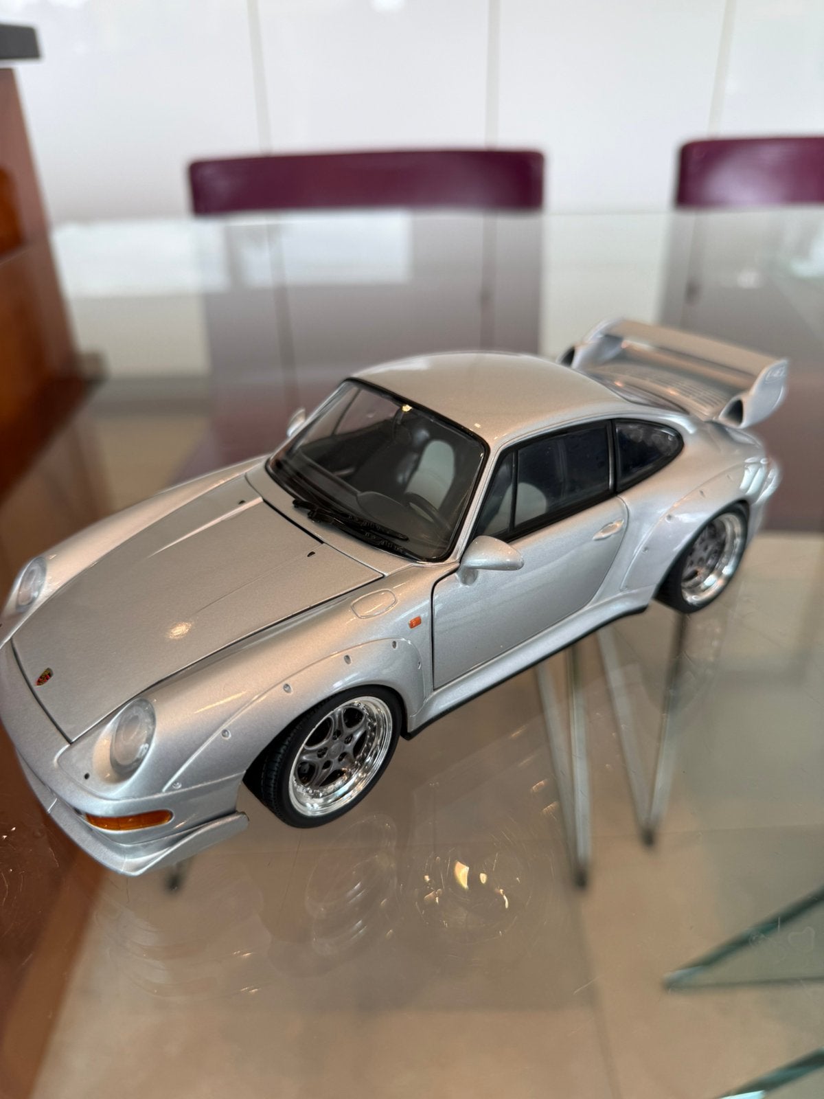 Porsche 911 993 GT2 STREET 1:18 UT Modellen zonder doos, Ophalen of Verzenden, Zo goed als nieuw, Auto, UT Models