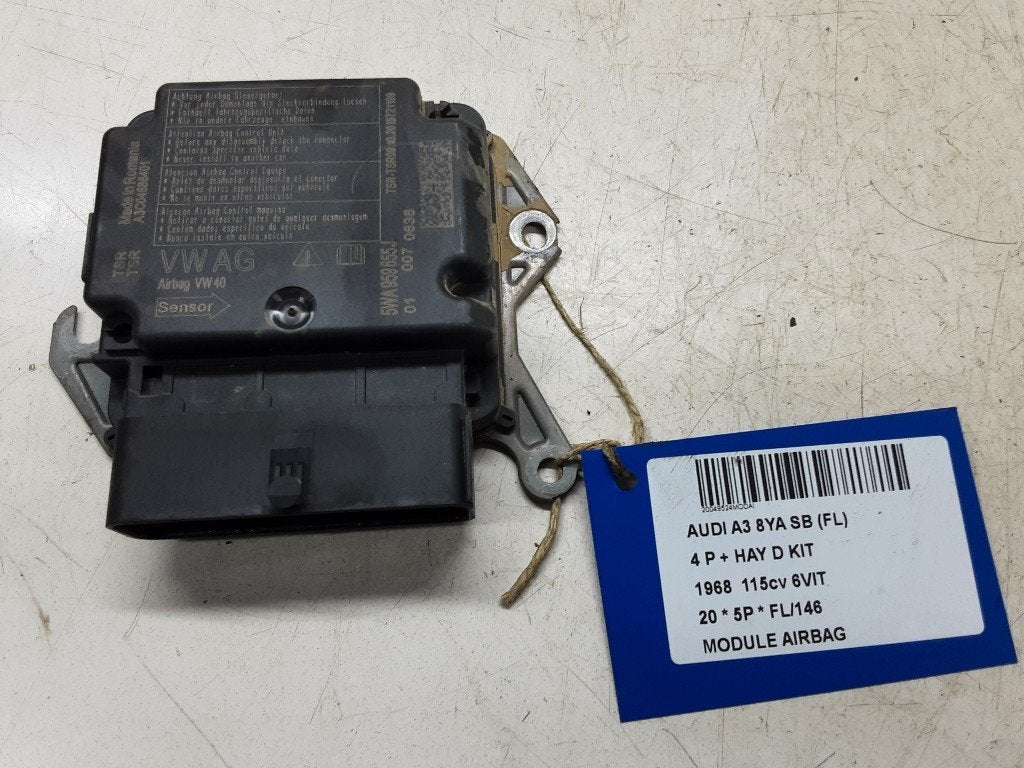 COMPUTER AIRBAG Audi A3 Sportback (8YA) (5WA959655J), Info@audi.de, Audi, Audi AG, Gebruikt