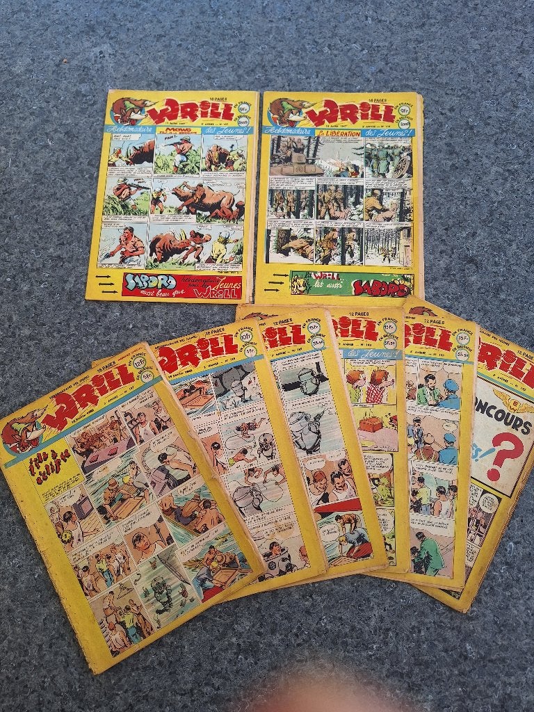 Chagor Wrill - 8 nummers derde jaargang Frans (1947-48), Boeken, Ophalen of Verzenden, Gelezen, Sport en Vrije tijd