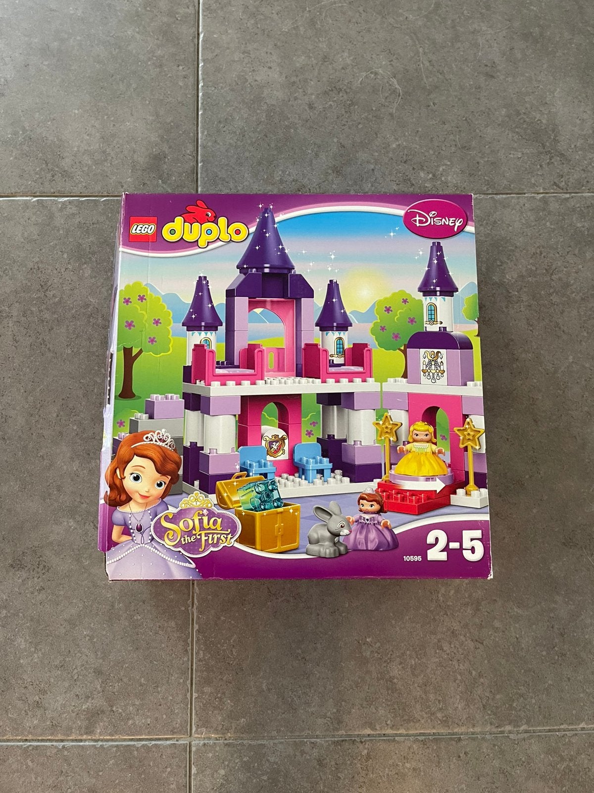 Duplo 10595 Sofia het prinsesje Koninklijk kasteel compleet, Ophalen, Zo goed als nieuw, Compleet, Complete set