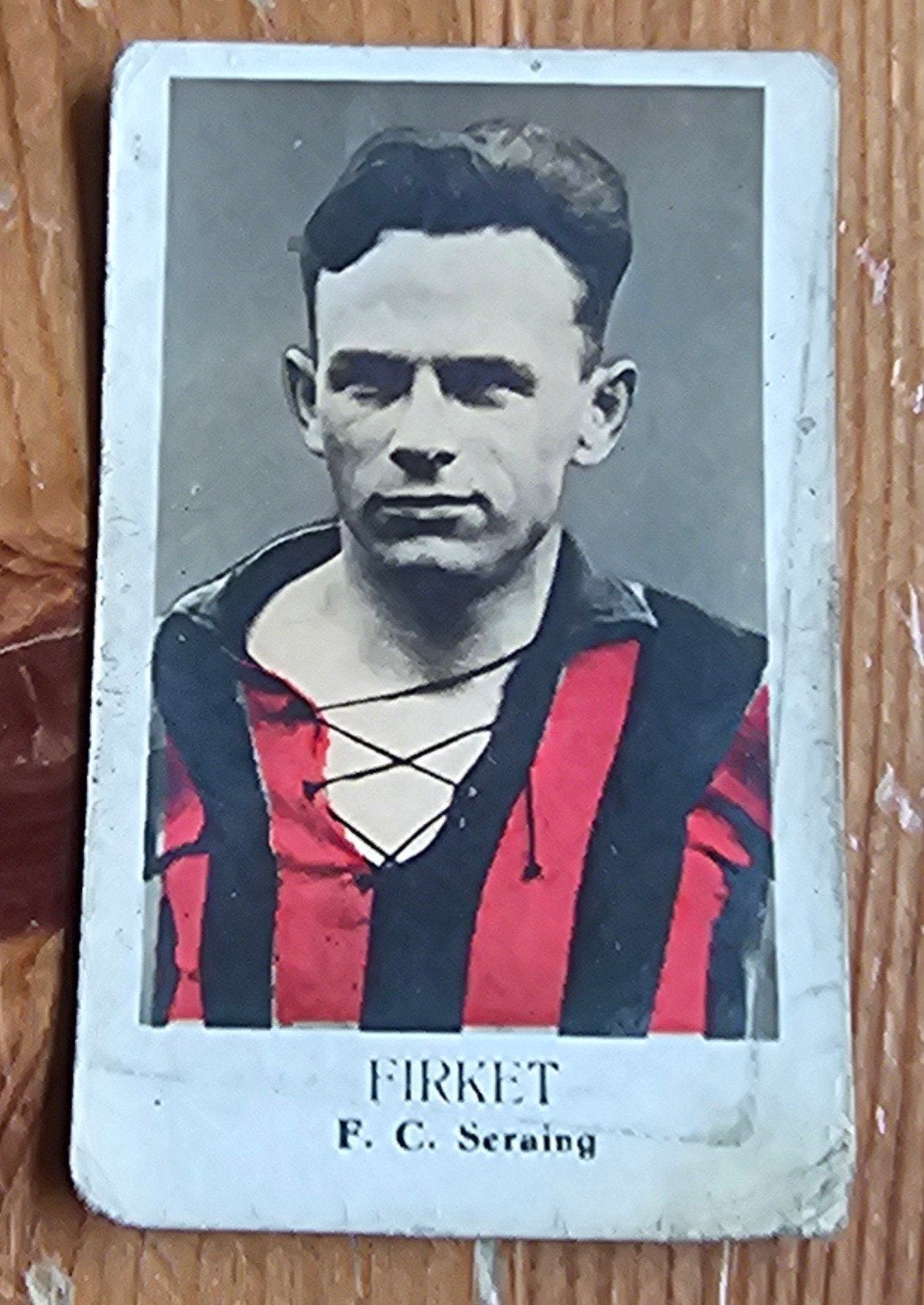 Football chromé Fricket (avant panini) FC Seraing de 1932 !, Enlèvement ou Envoi, Utilisé, Image