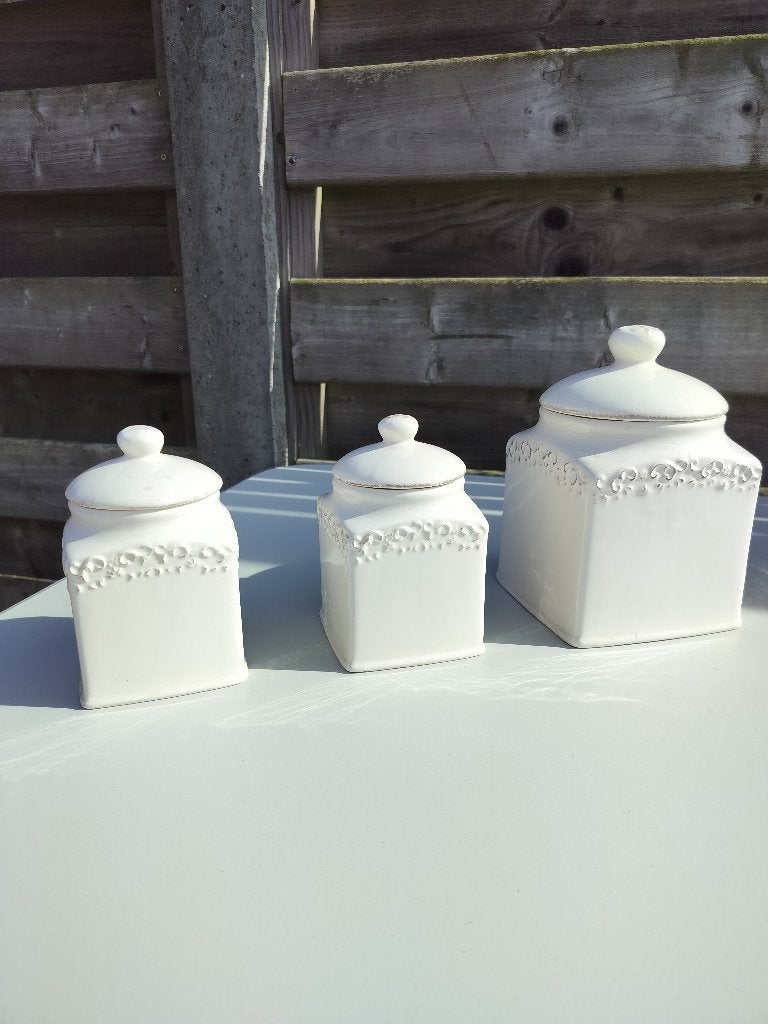 3 voorraad bokalen porselein, Antiek en Kunst, Ophalen