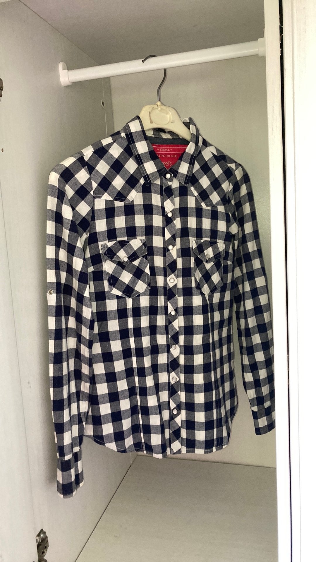 Chemise a carreau femme, Enlèvement ou Envoi, Comme neuf, Taille 36 (S), Bleu