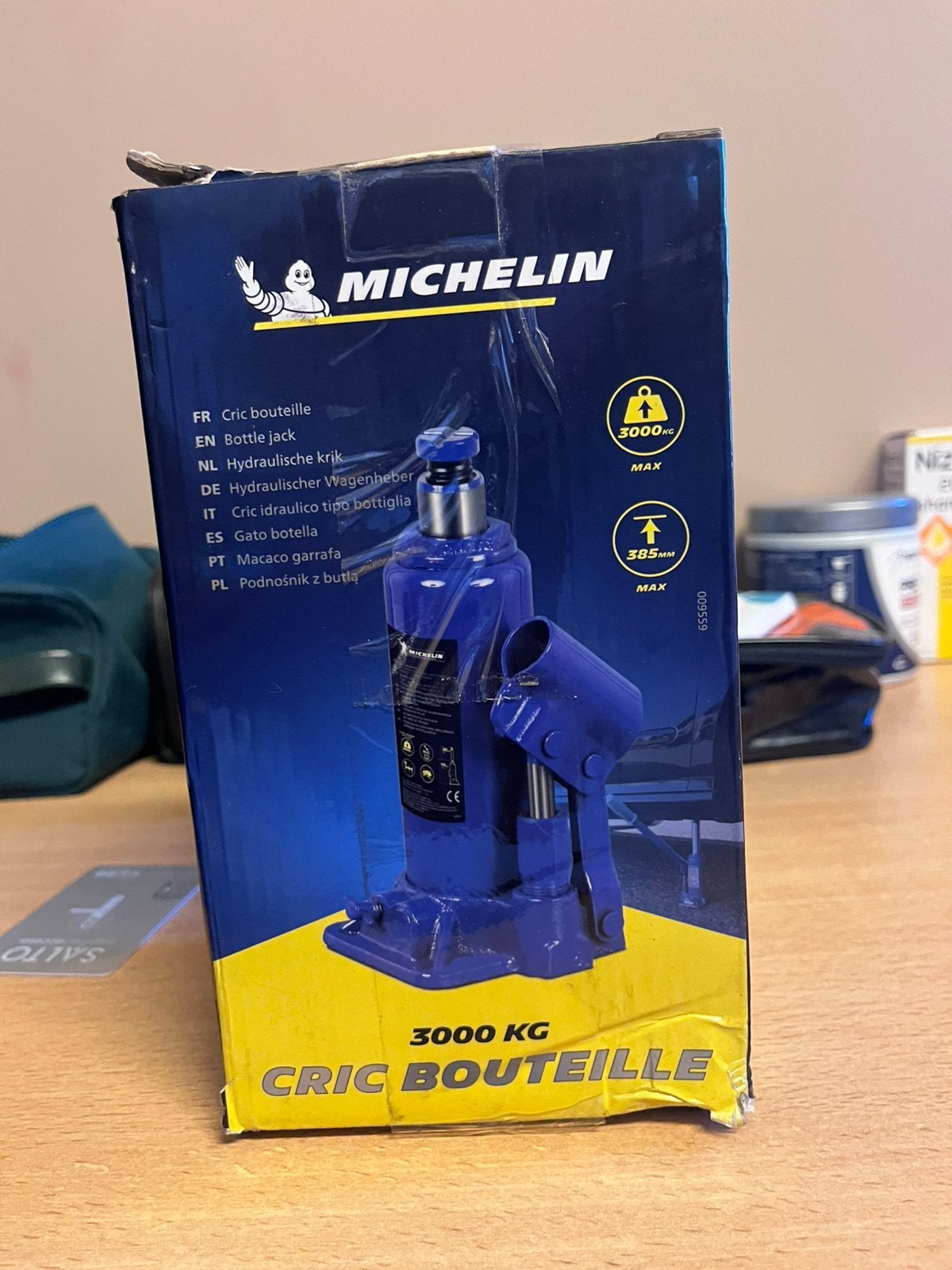 Cric bouteille Michelin 3 Tonnes (NEUF), Enlèvement, Comme neuf