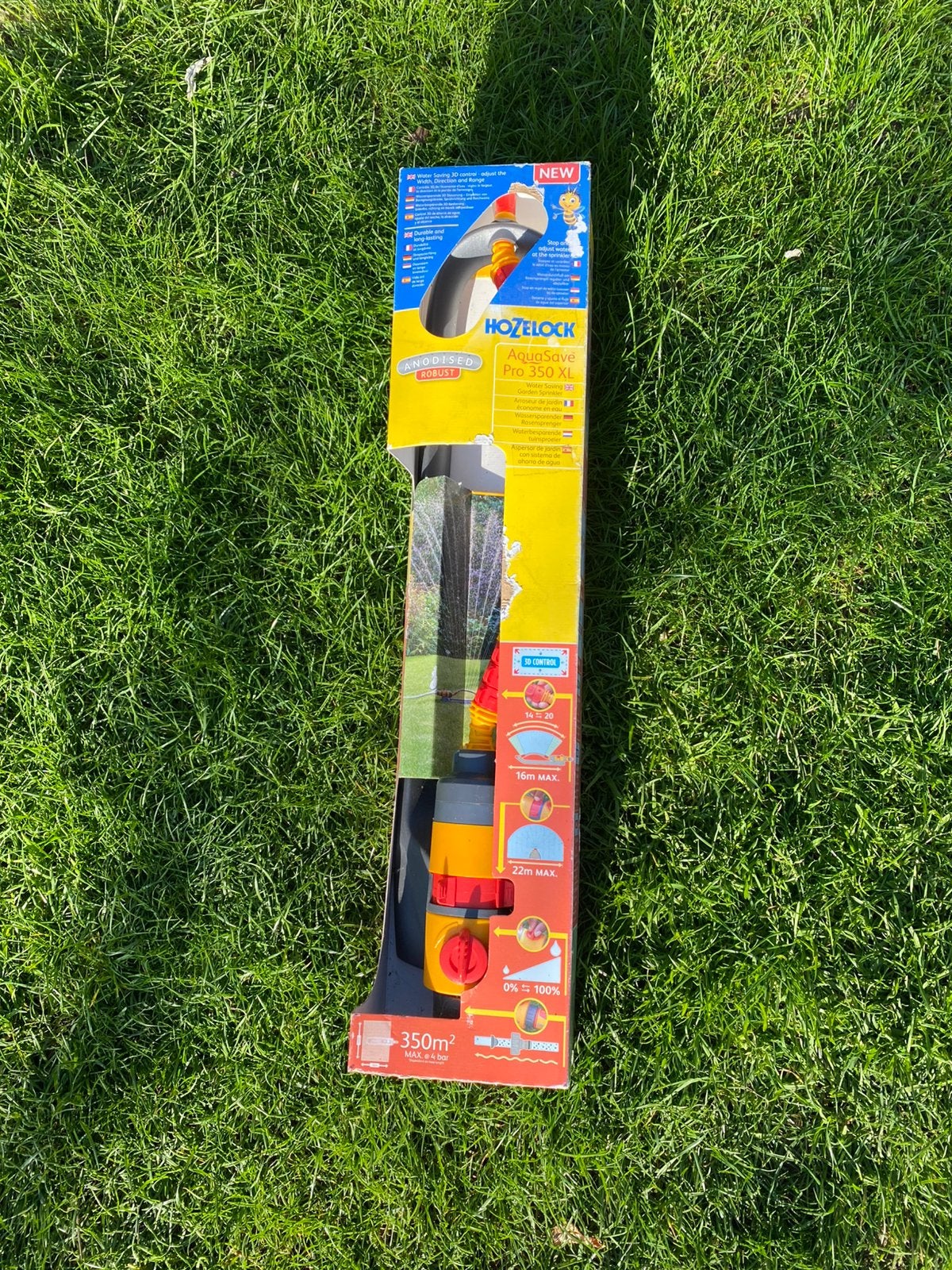 Hozelock Aquasave Pro 150 XL zwenksproeier, Bricolage & Construction, Instruments de mesure, Enlèvement, Comme neuf