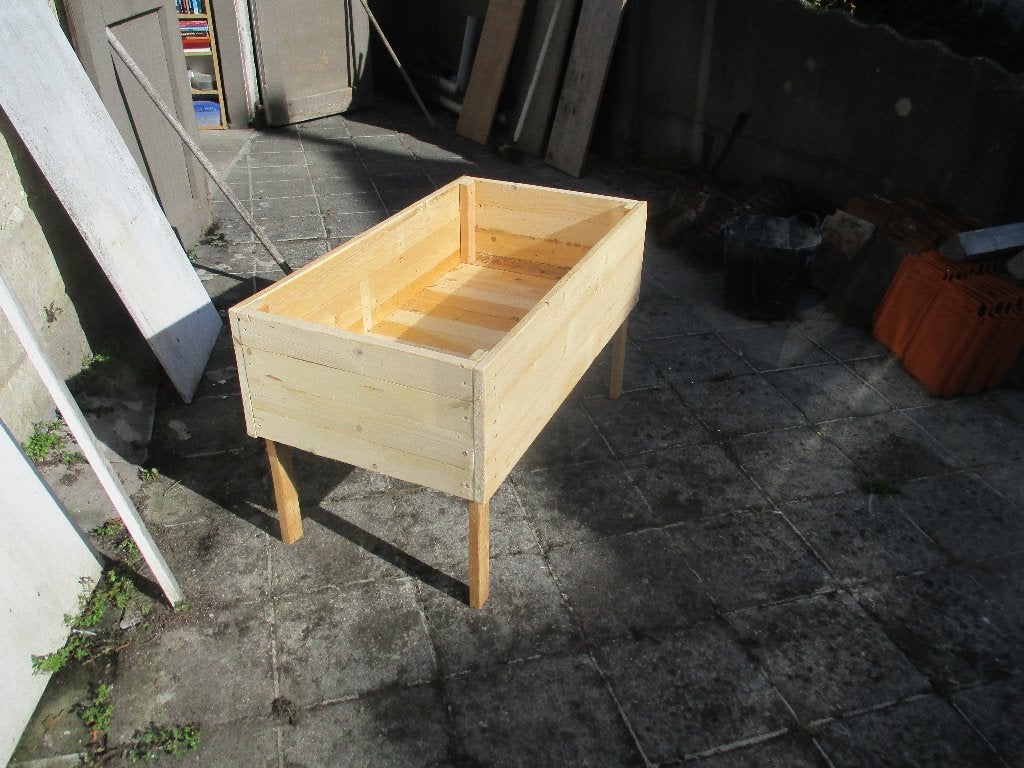2 nieuwe bloembakken, Tuin en Terras, Ophalen, Nieuw, Hout, Binnen