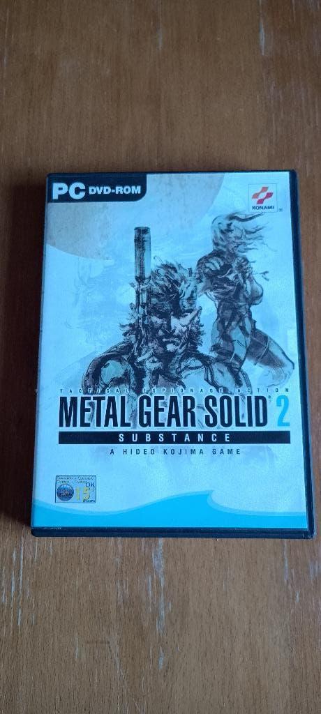 PC DVD-ROM Metal Gear Solid 2 Substance (II), Ophalen of Verzenden, Zo goed als nieuw