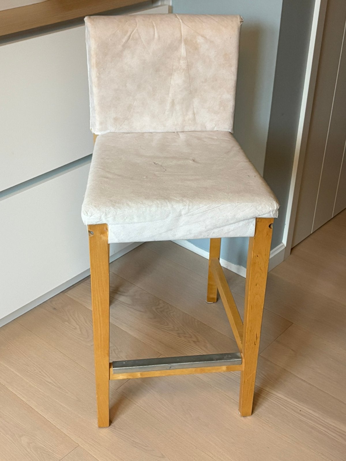 IKEA HENRIKSDAL barkruk – berken – zonder hoes, Enlèvement