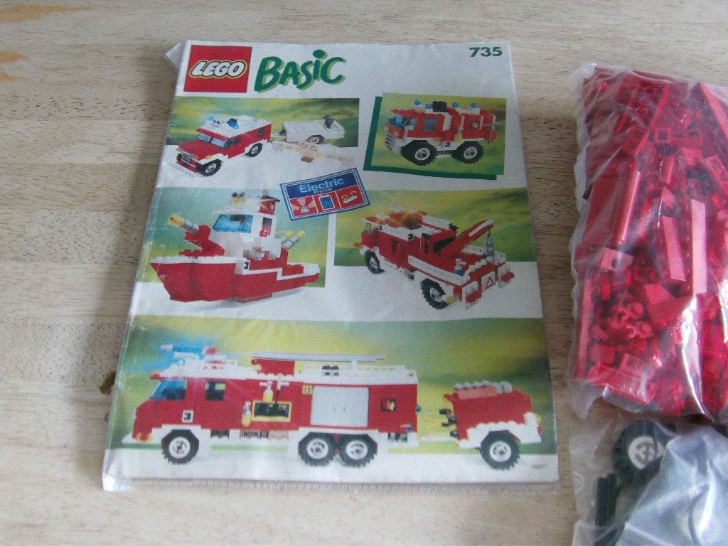 lego,  Universal Building Set: Basic: 735 , jaar 1990, Gebruikt, Overige thema's, Lego, Ophalen of Verzenden