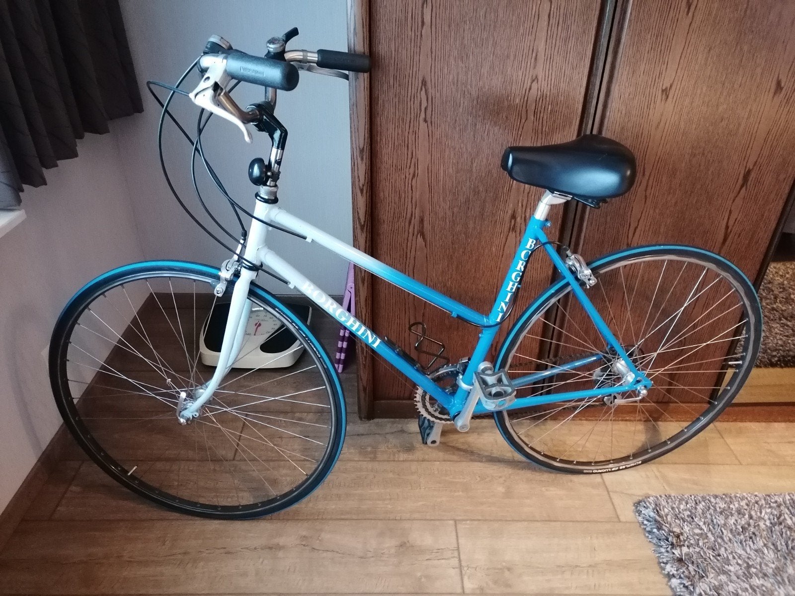 Sportieve damesfiets, 12 versnellingen, Ophalen