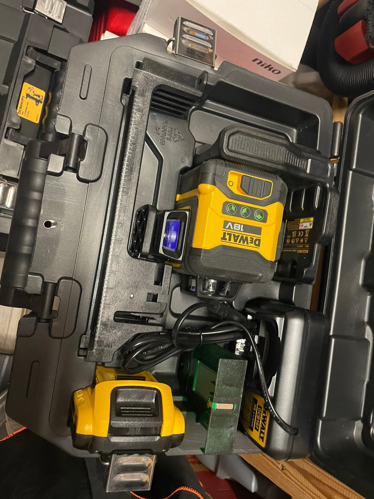 Vend lazer dewalt 3x360 ligne vert, Bricolage & Construction, Enlèvement, Comme neuf
