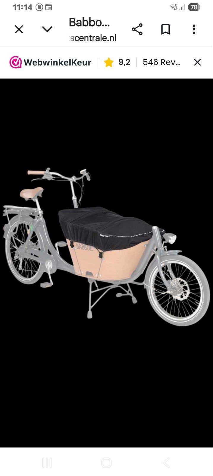 GEZOCHT afdekhoes en regentent voor bakfiets, Fietsen en Brommers, Ophalen of Verzenden