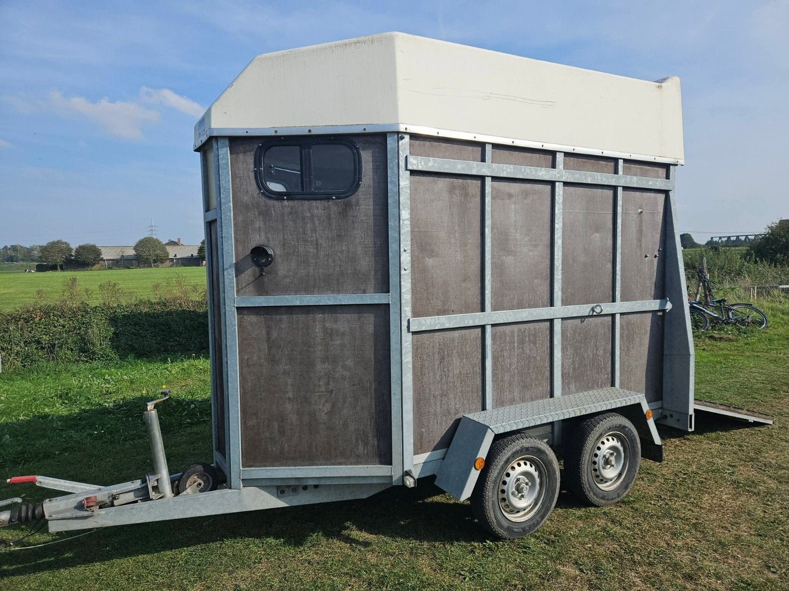 1.5paards trailer, Ophalen, Gebruikt, 1½-paards trailer
