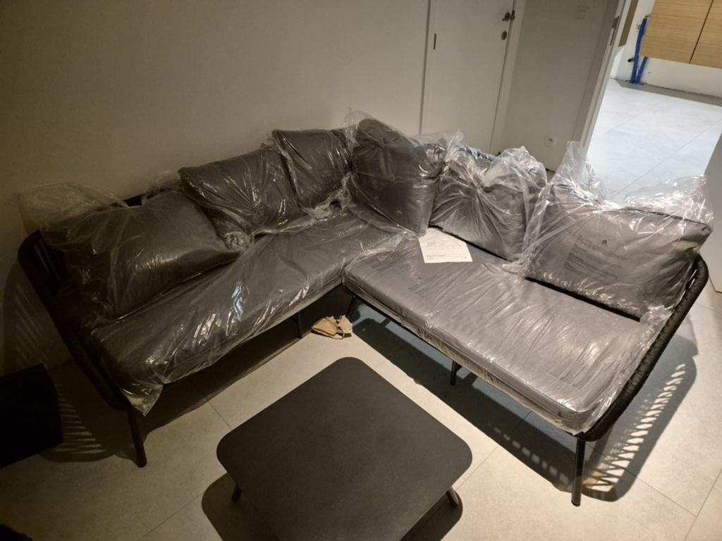 Tuinlonge 5 personen, Tuin en Terras, Ophalen of Verzenden, Aluminium, Tuinset